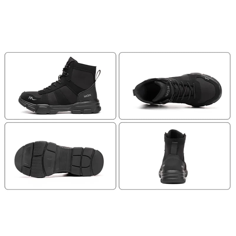 Indestructible Steel Toe Safety Work Boots – Unisex